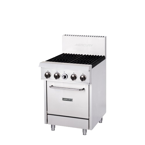 Mercury M24S-4F | 4 burners | Static Oven Range