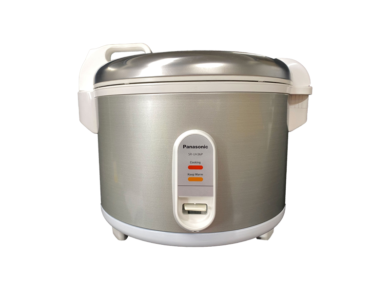 PANASONIC SR-UH36 3.6L RICE COOKER 20 CUP HINGED LID SILVER