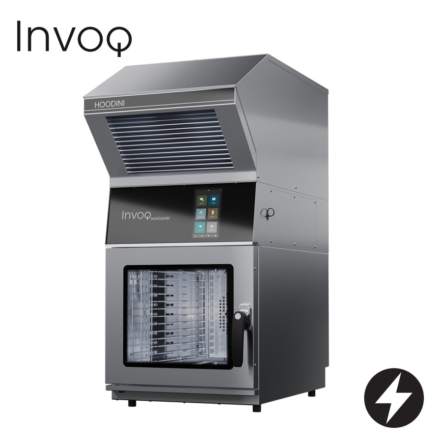 Invoq 6-1/1 GN Slim Hoodini – Ventless Hood – Hoodini, 1/1 GN, 2-piece rack, 6 trays (20/40 mm) or 4 trays (60 mm), 4.5 kg maximum food load per tray, 27 kg maximum food load per oven