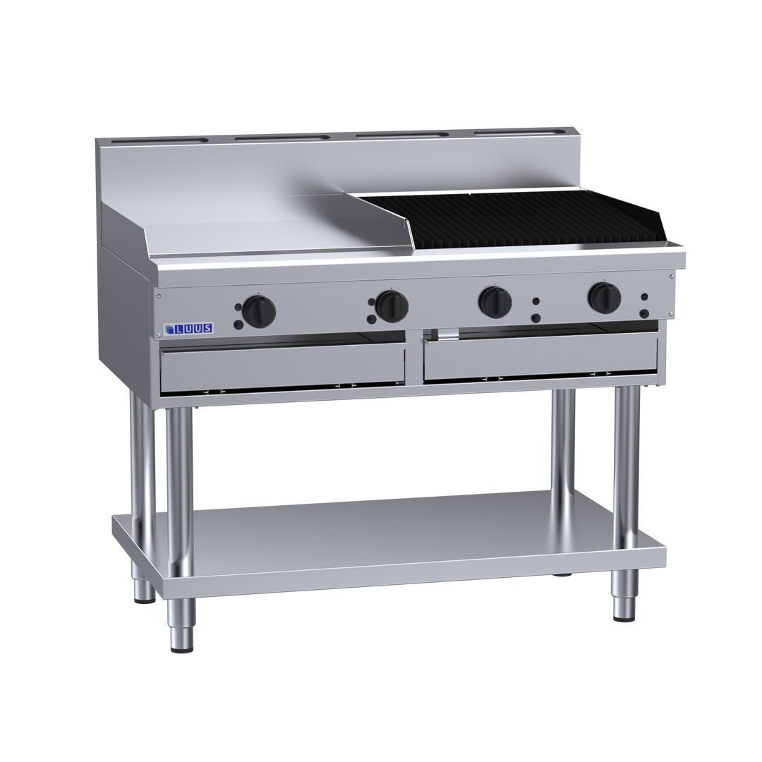 Luus CS-6P6C 600mm Griddle 600mm Chargrill
