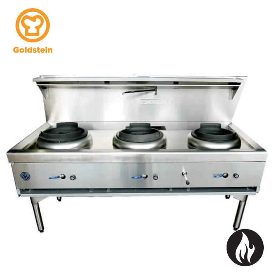 Goldstein CWA3D/B – 3 woks 356 mm diameter, duckbill burner