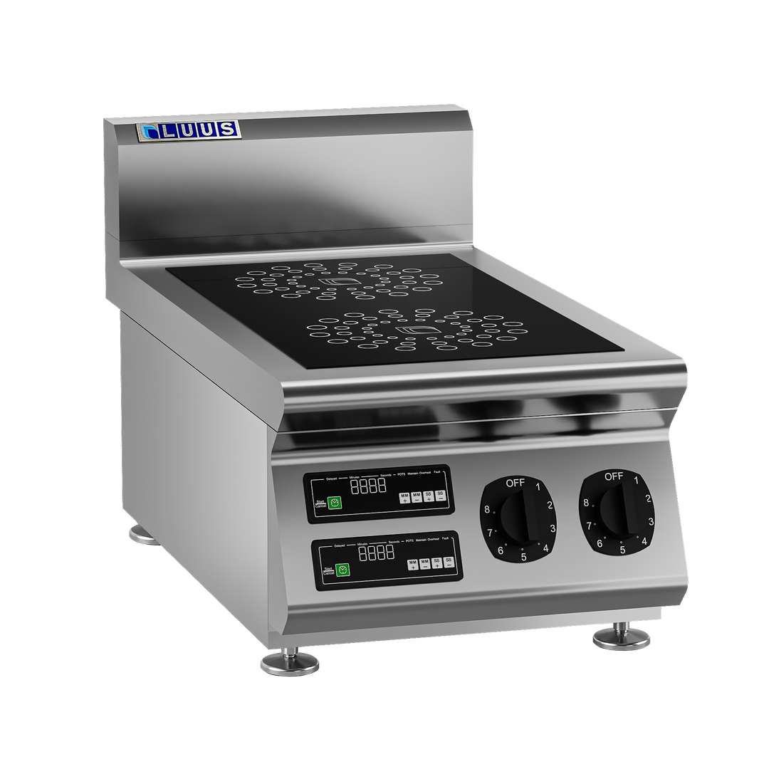Luus EC7-2B-B 2 Zone Benchtop Induction Cooktop