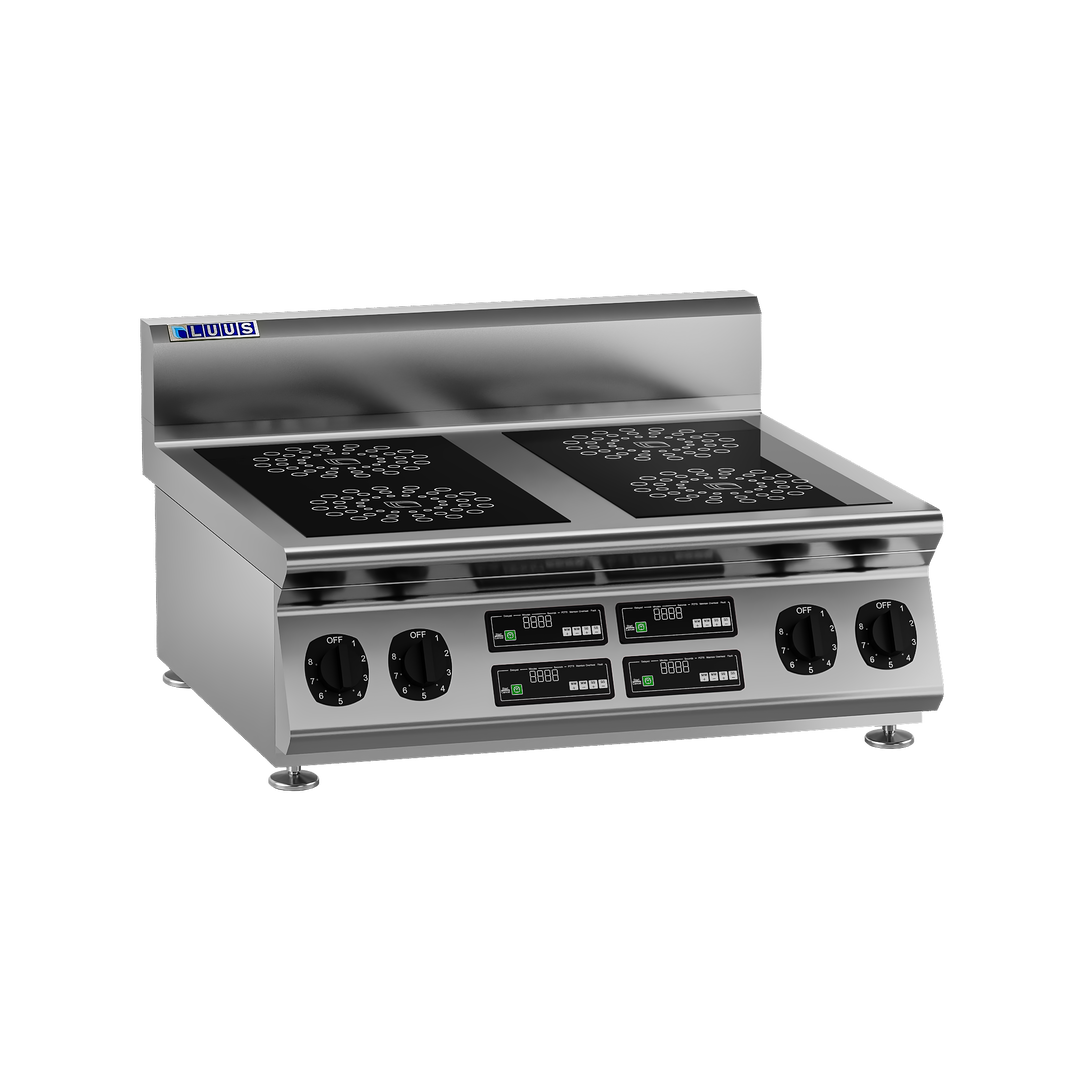 Luus EC7-4B-B 4 Zone Benchtop Induction Cooktop