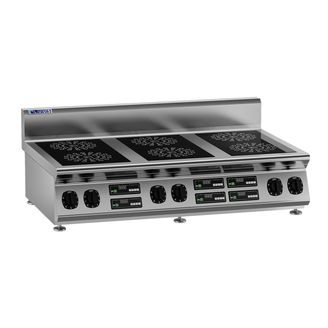 Luus EC7-6B-B 6 Zone Benchtop Induction Cooktop