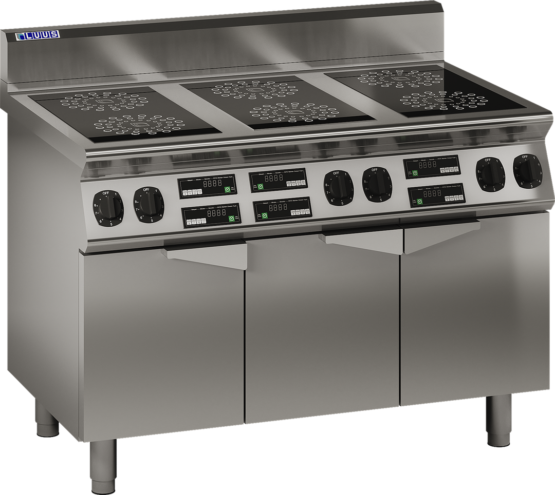 Luus EC7-6B-B 6 Zone Benchtop Induction Cooktop