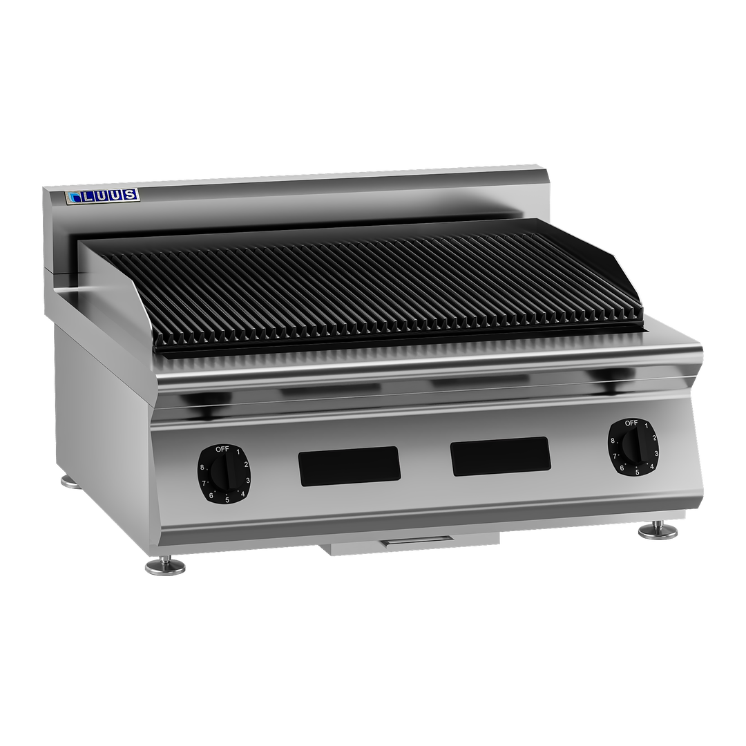 Luus EE7-8C-B 800mm Benchtop Electric Chargrill