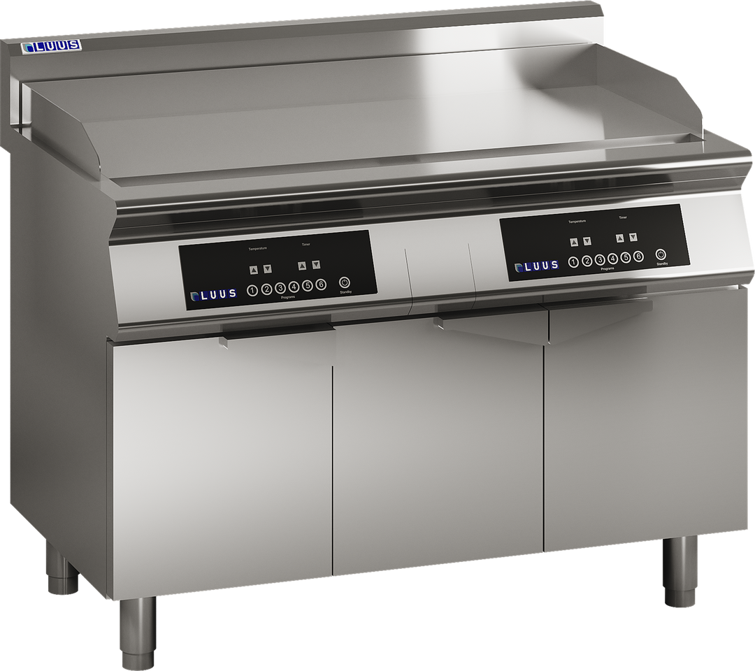 Luus EG7-12P-B 1200mm Benchtop Induction Griddle