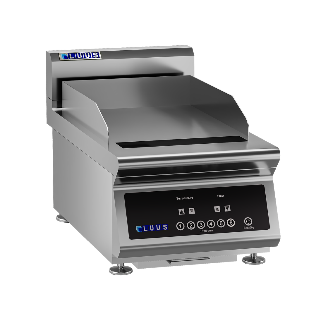 Luus EG7-4P-B 400mm Benchtop Induction Griddle
