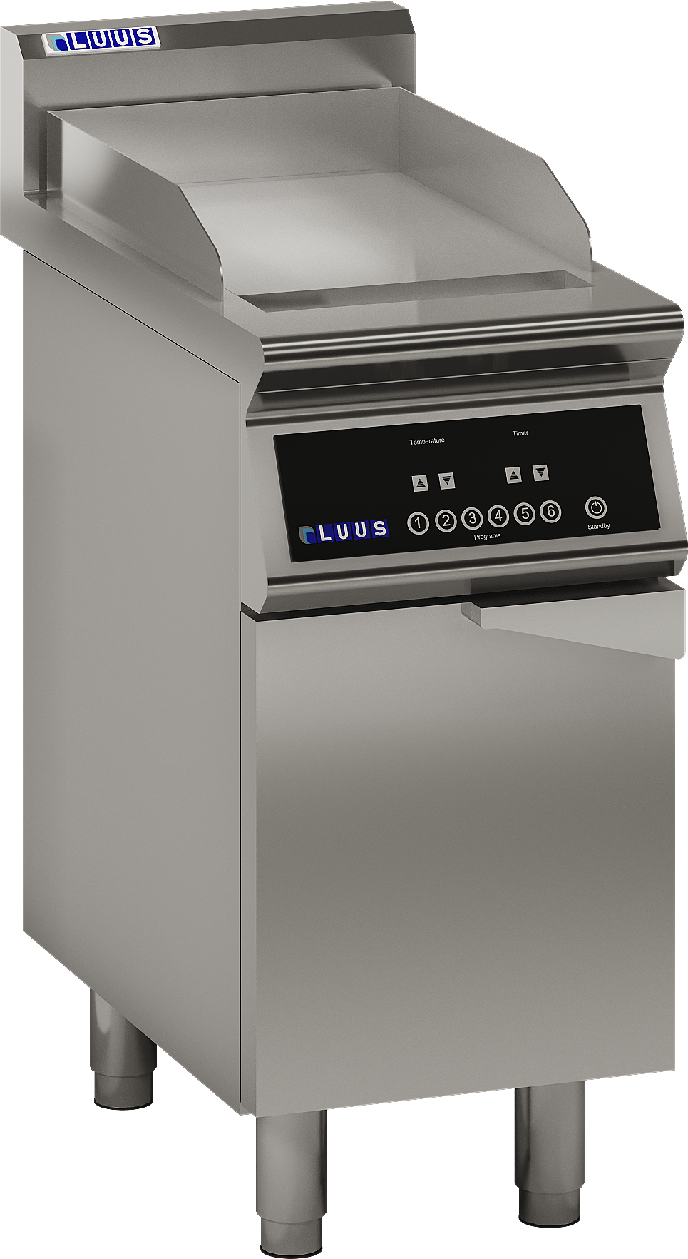 Luus EG7-4P-B 400mm Benchtop Induction Griddle