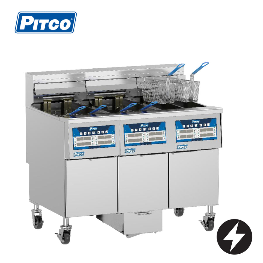 Pitco EP14FFS-3/FD Cold Zone Electric Fryer
