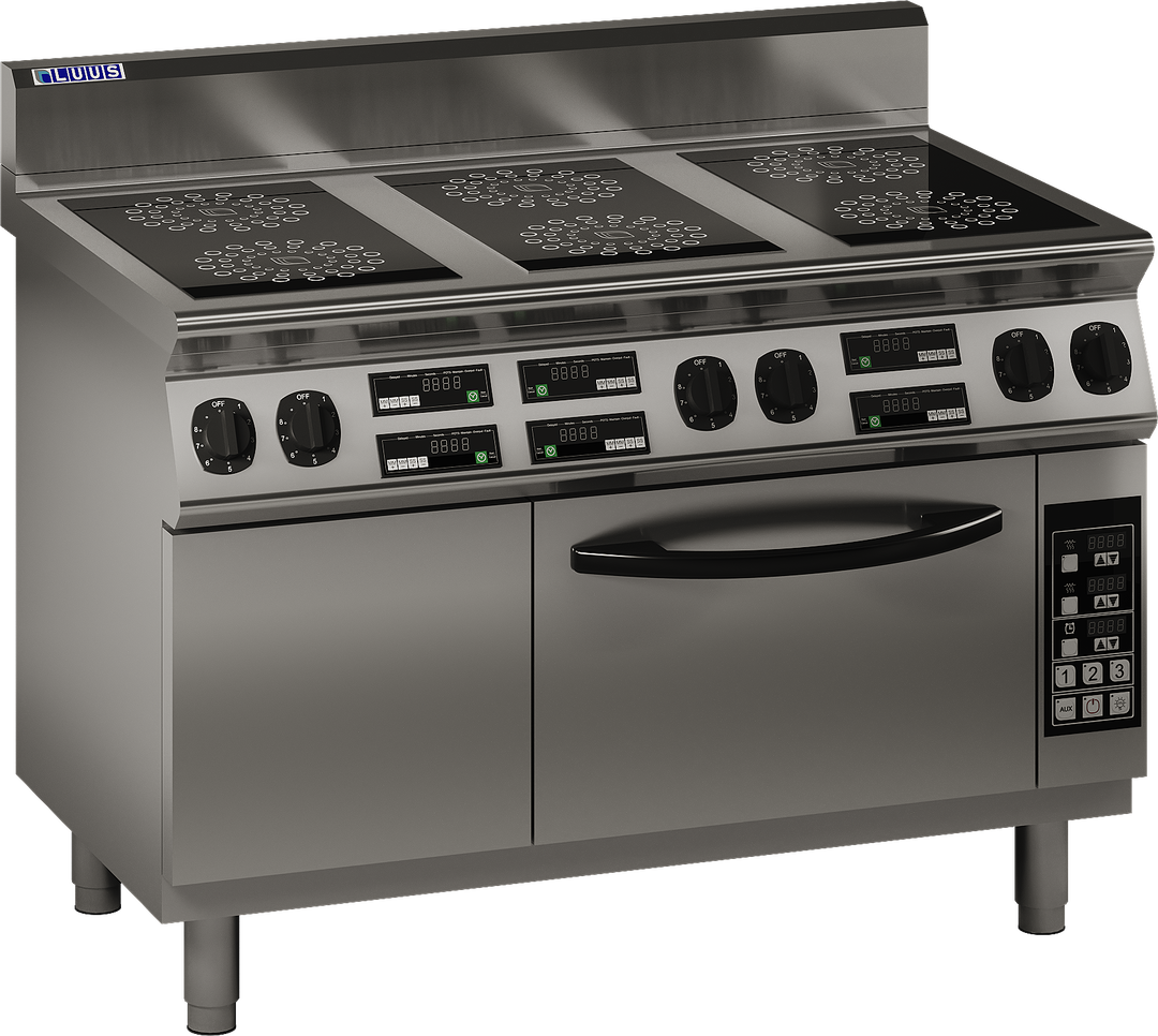 Luus ER7-6B 6 Zone Induction Cooktop with Oven