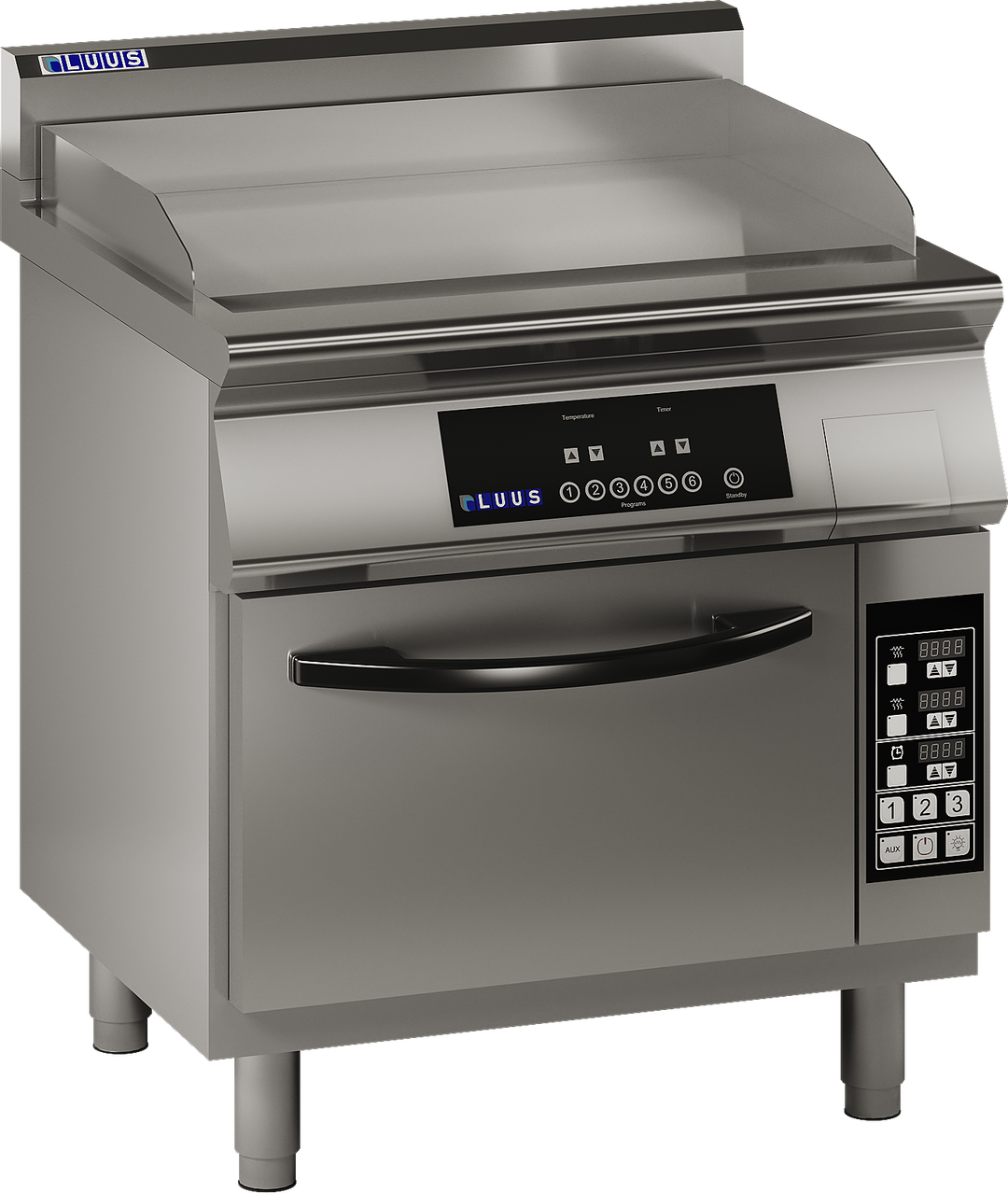 Luus ER7-8P 800mm Induction Griddle with Oven