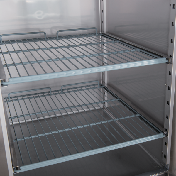 Exquisite GSC1412H Two Split Solid Doors Upright Storage Refrigerators