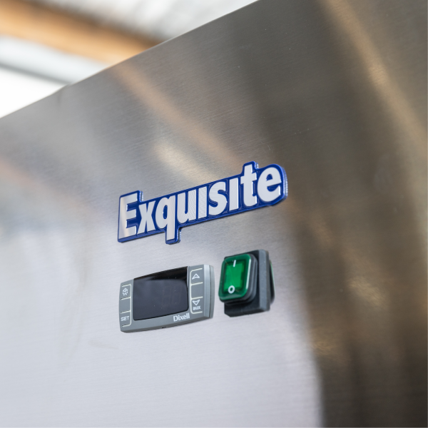 Exquisite GSC1412H Two Split Solid Doors Upright Storage Refrigerators