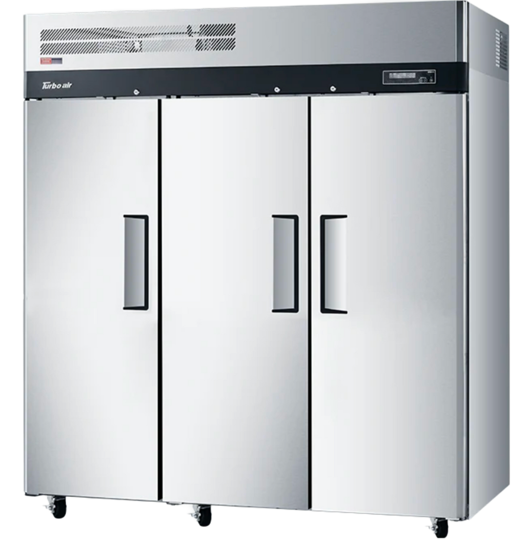 Turbo Air KF65-3-N Top mounted 3 Solid doors Upright Freezer - KF65-3-N
