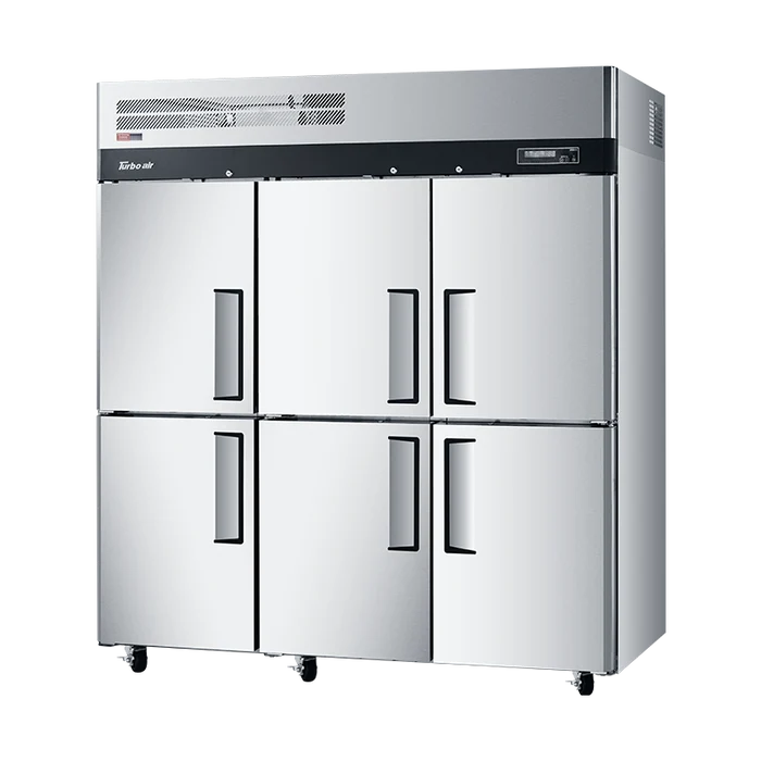 Turbo Air KF65-6-N Top mounted 6 Solid door Upright Freezer