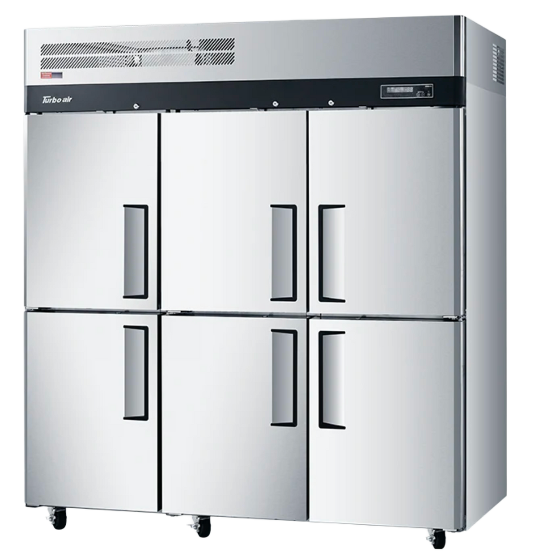 Turbo Air KR65-6-N Top mounted 6 Solid door Upright Fridge - KR65-6-N