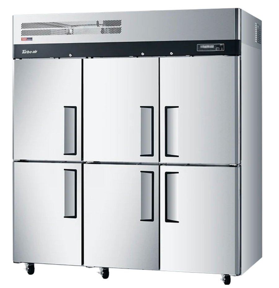 Turbo Air KR65-6-N Top mounted 6 Solid door Upright Fridge - KR65-6-N