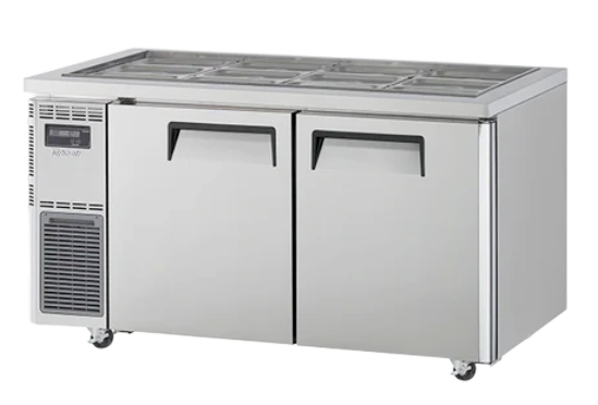 Turbo Air KSR15-2-N Left Motor 2 Solid doors Salad Buffet Fridge - KSR15-2-N