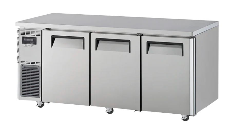 Turbo Air KUF18-3-N Left Motor 3 doors Underbench Freezer - KUF18-3-N