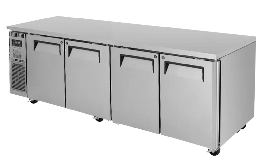 Turbo Air KUR24-4-N Left Motor 4 doors Underbench Fridge
