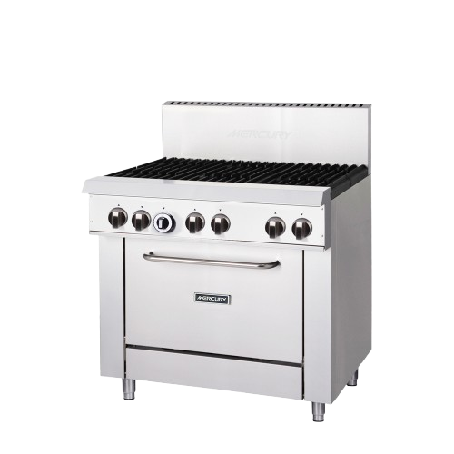 Mercury M36S-6F | 6 burners | Static Oven Range