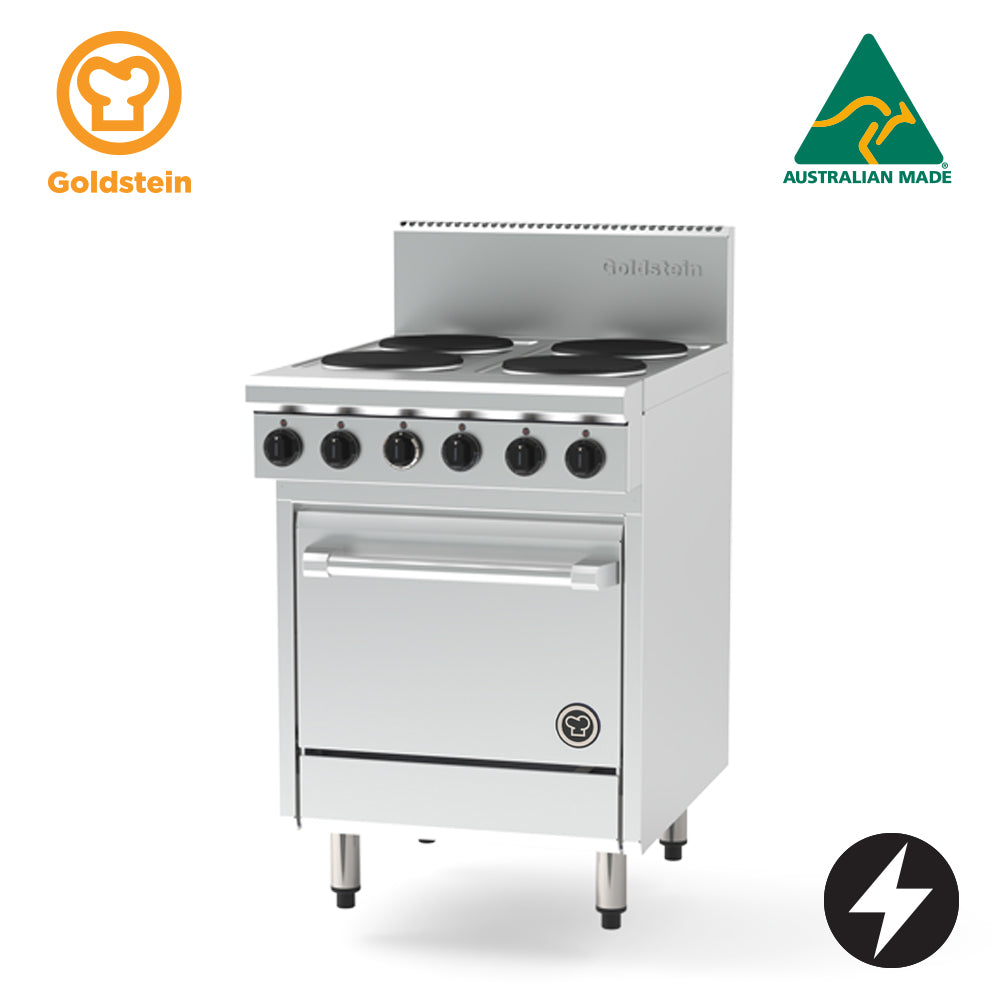 Goldstein PE4S20-X Electric Oven Range, 4 Solid Plates, Static Oven (Sale)