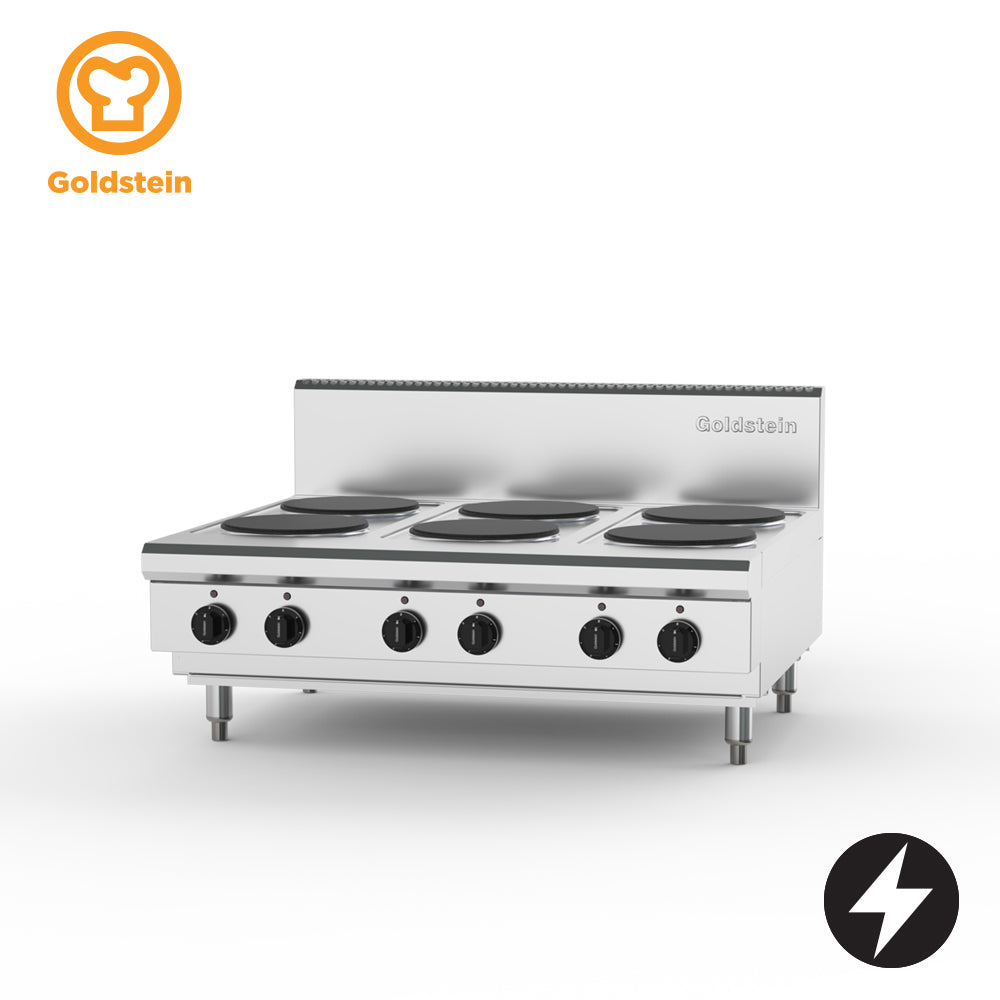 PEB6S-X 6 solid plate electric cooktop