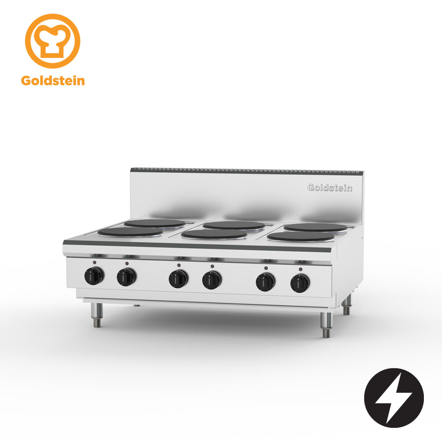PEB6S-X 6 solid plate electric cooktop