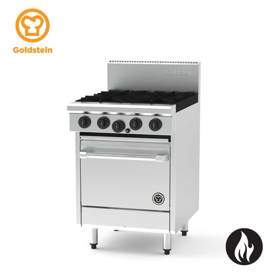 Goldstein PF420FF-X – 4 burners, 20'' gas fan forced oven