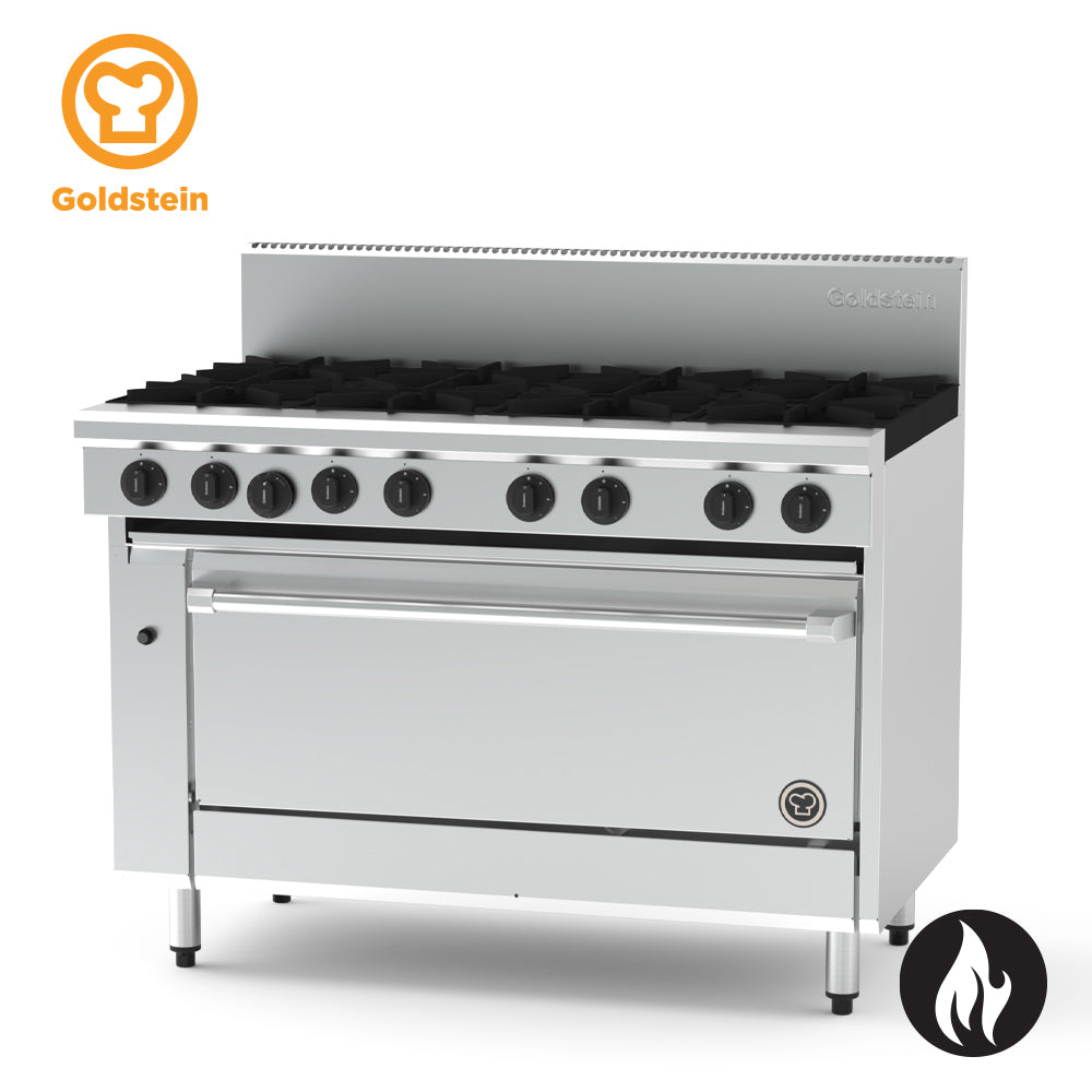 Goldstein PF840EFF-X – 8 burners, 40'' fan forced electric oven