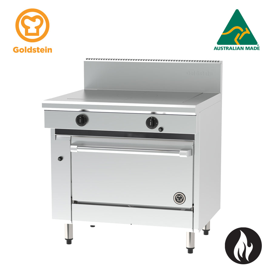 Goldstein PFT28E-X – gas target top range, target top – 40MJ single burner, 28” electric static oven