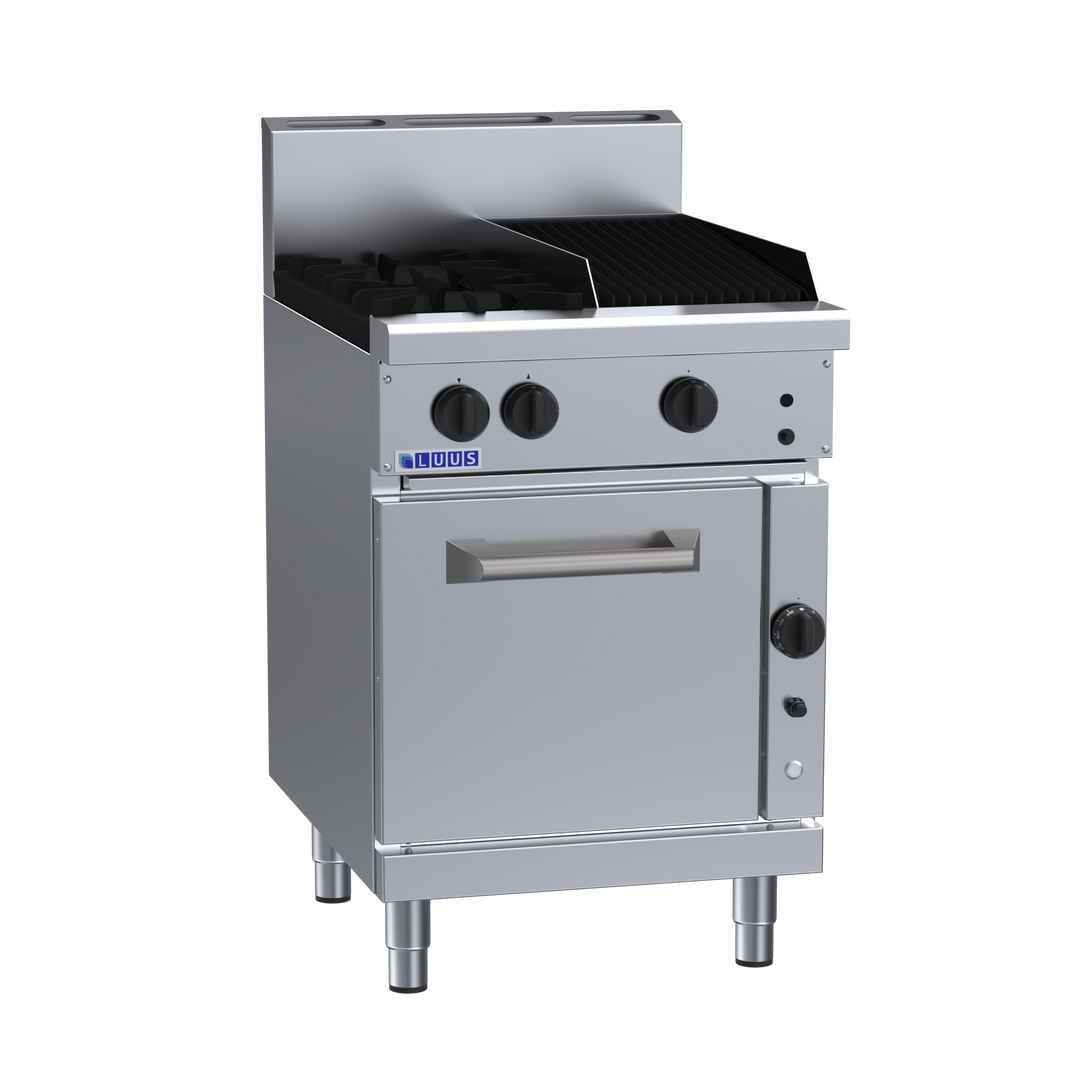 Luus RF-2B3C 2 Burner 300mm Chargrill with Convection Oven