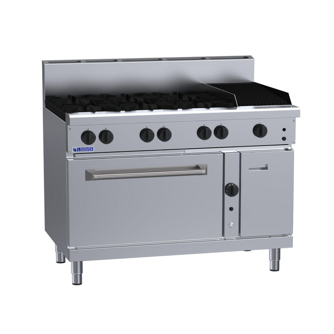 Luus RF-6B3C 6 Burner 300mm Chargrill with Convection Oven