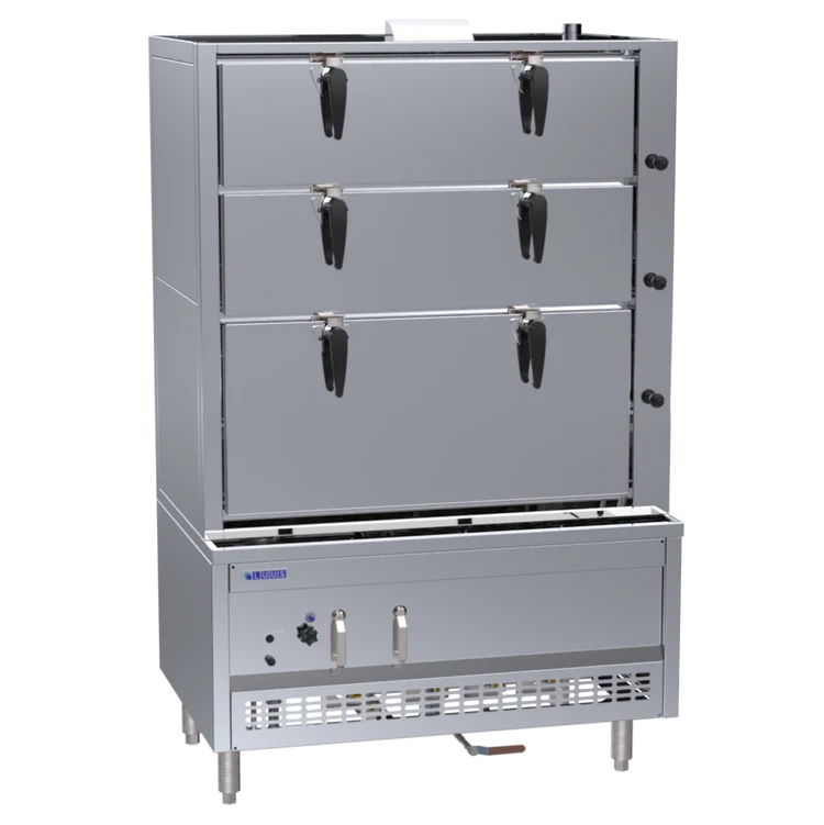 Luus SCM-120 1200mm 3 Deck Steam Cabinet