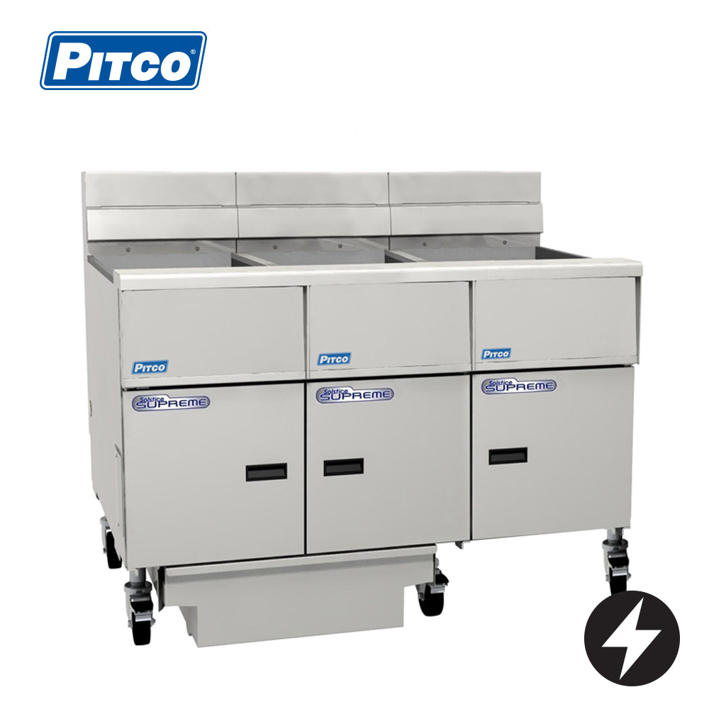 Pitco SE14-3/FD Electric Solstice Fryer | Built-In Filtration