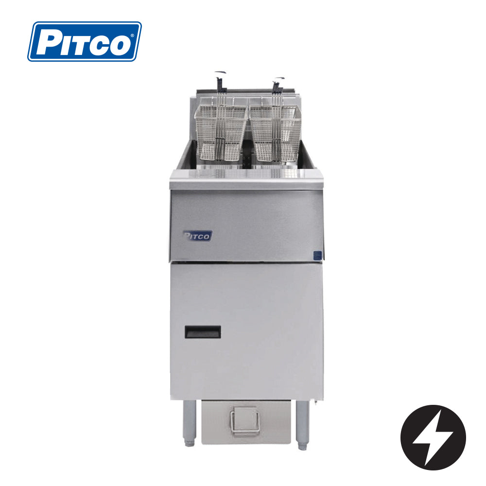 Pitco SE14-FD Electric Solstice Fryer | Built-In Filtration