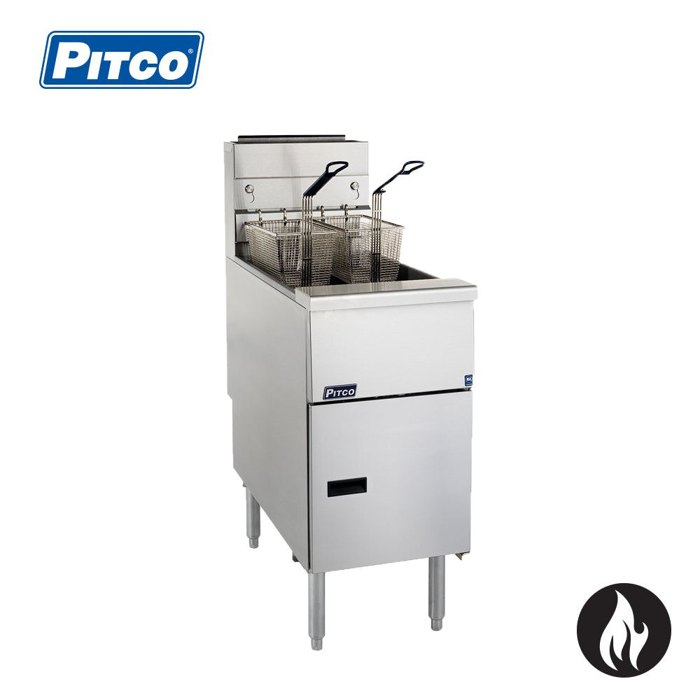 Pitco SG14S Millivolt Gas Fryer | High Production Gas Fryer