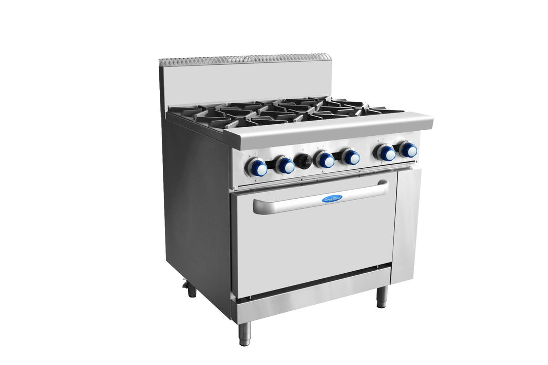 Simco Gas 6 Burners with Oven AT80G6B-O
