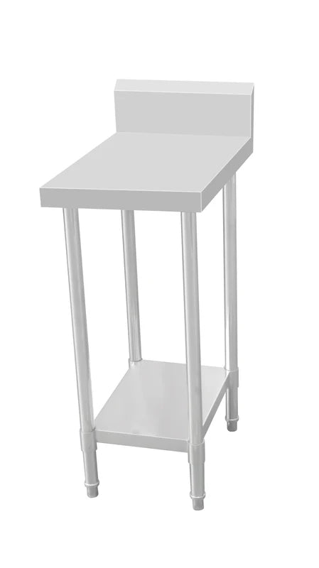 Stainless Steel Workbench 700 Depth + 150mm Splashback