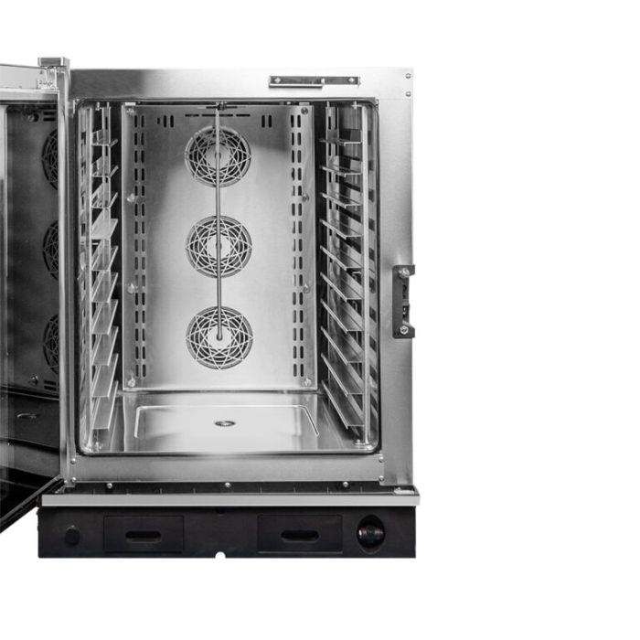 Atosa Electric Combi Oven for Gastronomy Use: 10 x GN 2/1 trays
