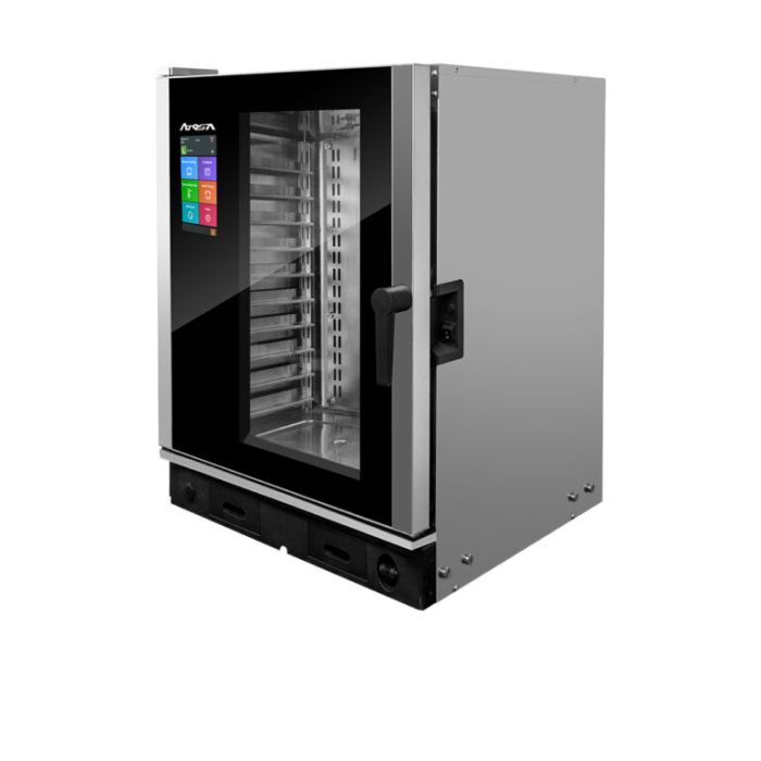 Atosa Electric Combi Oven for Gastronomy Use: 10 x GN 2/1 trays