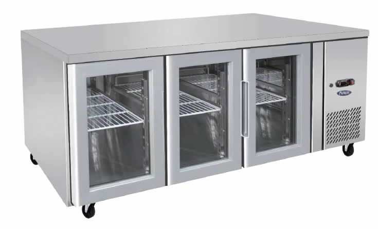Simco 3 GLASS DOOR COOLING FRIDGE TABLE EPF3731