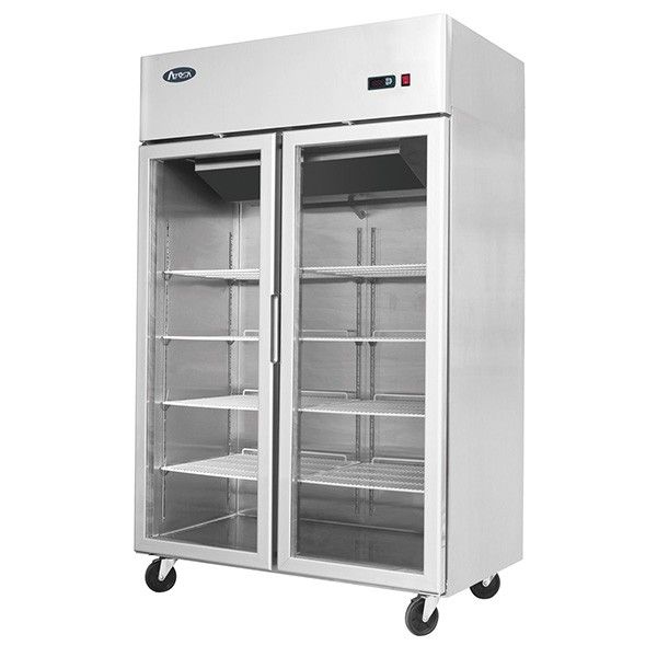 Simco 2 Glass Door Fridge MCF8605
