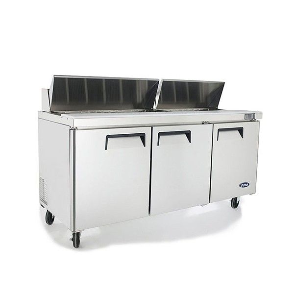 Simco Three Door Sandwich Prep Table Fridge MSF8304