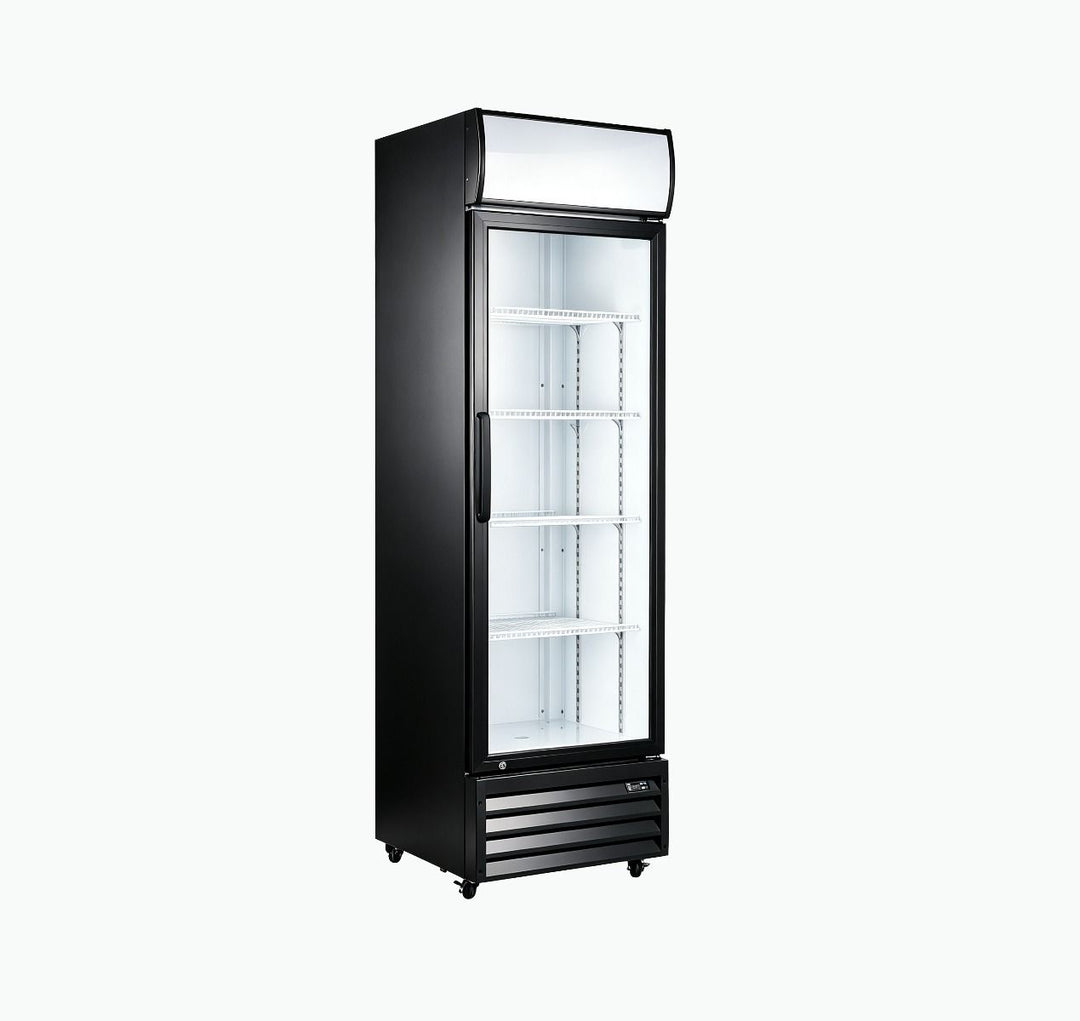 Simco SINGLE GLASS DOOR MOUNTED FRIDGE P380WA